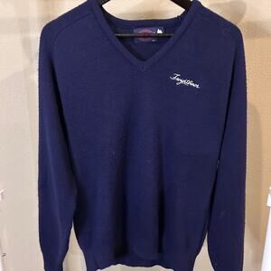 Vintage college sweater purple